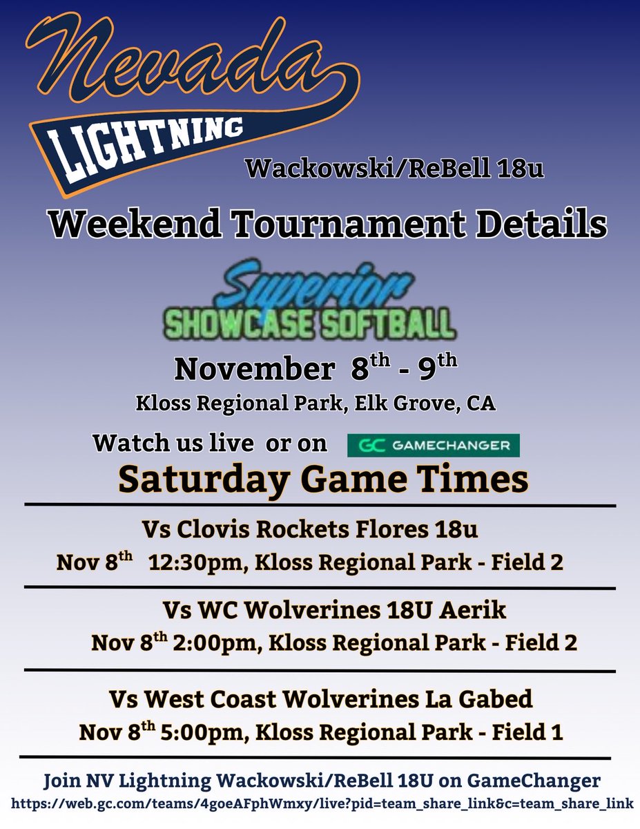 Soccer season is over, so it’s officially softball season! 🥎
Back on the dirt with my <a href="/WackowskiFP/">WackowskiFP</a> NV Lightning Teammates! “Pre-Thanksgiving College Exposure Showcase” in Elk Grove, CA!  <a href="/ExtraInningSB/">EXTRA INNING SOFTBALL</a> <a href="/PrepSoftball/">Prep Softball 🥎</a> <a href="/CoastRecruitsSB/">Coast Recruits 🥎</a> <a href="/CoastRecruits/">Coast 2 Coast Recruits</a> <a href="/SoftballRecruit/">Softball Recruit 🥎</a>