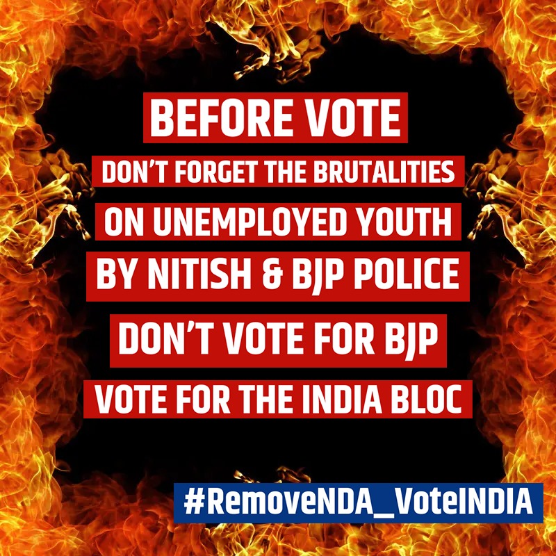MankiBakwaas's tweet photo. बिहार तब भी बढ़ेगा जब हम सब मिल कर बदलेंगे बिहार के लिए वोट सिर्फ RJD के नाम !!!
#RemoveNDA_VoteINDIA #Vote4RJD #Vote4INC #Vote4INDIA #Vote4ViksitBihar #VoteChori New York #Kaantha #BaahubaliTheEternalWar #TheDevil https://t.co/XmJCp5zBPQ