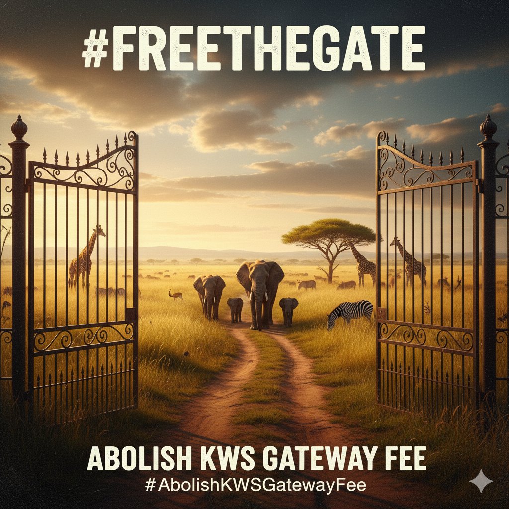 #MagicalKenya is fast becoming #UnaffordableKenya. Tourists have budgets. They will skip Kenya and go where they are welcomed, not extorted. #AbolishKWSGatewayFees #FreeTheGate