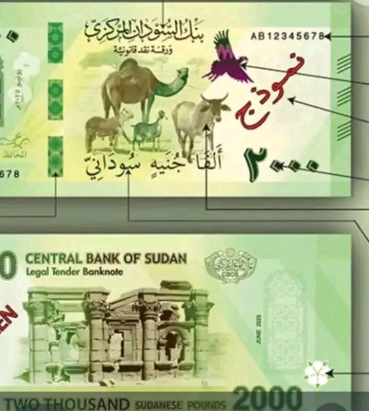 khal_Raheeg's tweet photo. بحسب صحيفة الكرامة بنك السودان يصدر عملة جديدة من فئة ال��لفي جنيه مع طبعة ثانية للورقة فئة الخمسمائة جنبه، الورقتان الجديدتان سيتم طرحهما للتد اول خلال أيام.. https://t.co/sVmdK2Z0y0