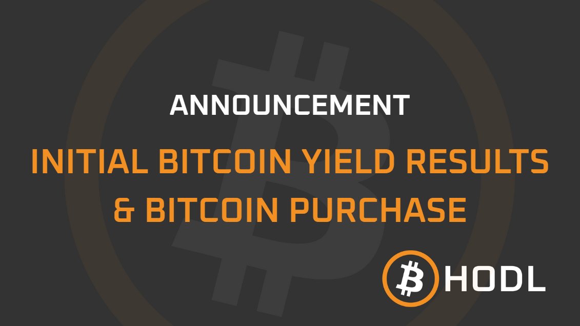 bitcoinhodlco's tweet image. B HODL (AQUIS: HODL) has completed its first full month of operations, delivering an annualised Bitcoin yield of 6.04%, exceeding internal expectations.

The Company also continued Bitcoin purchases for its treasury.

#BHODL #Bitcoin