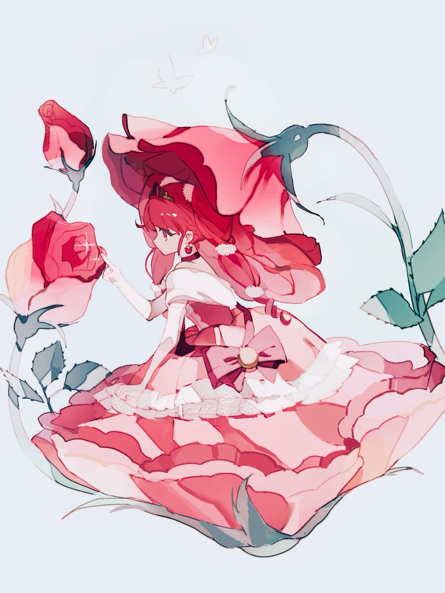 小さな薔薇姫
#ふしぎ星のふたご姫
＃ファイン
#Commission