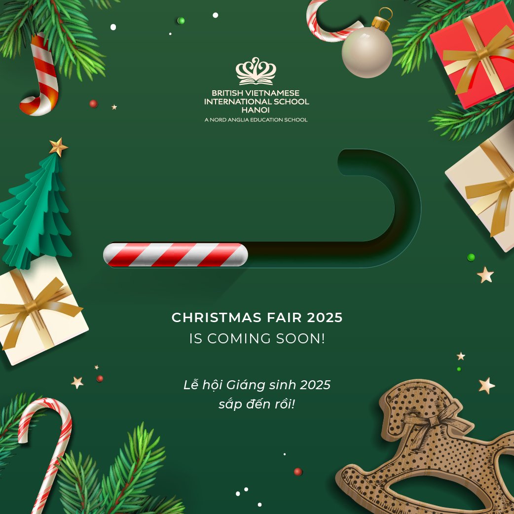 BVISHanoi's tweet photo. Christmas Loading at BVIS Hanoi… See you on December 6! 🎅✨ https://t.co/IEJ1MikKea
