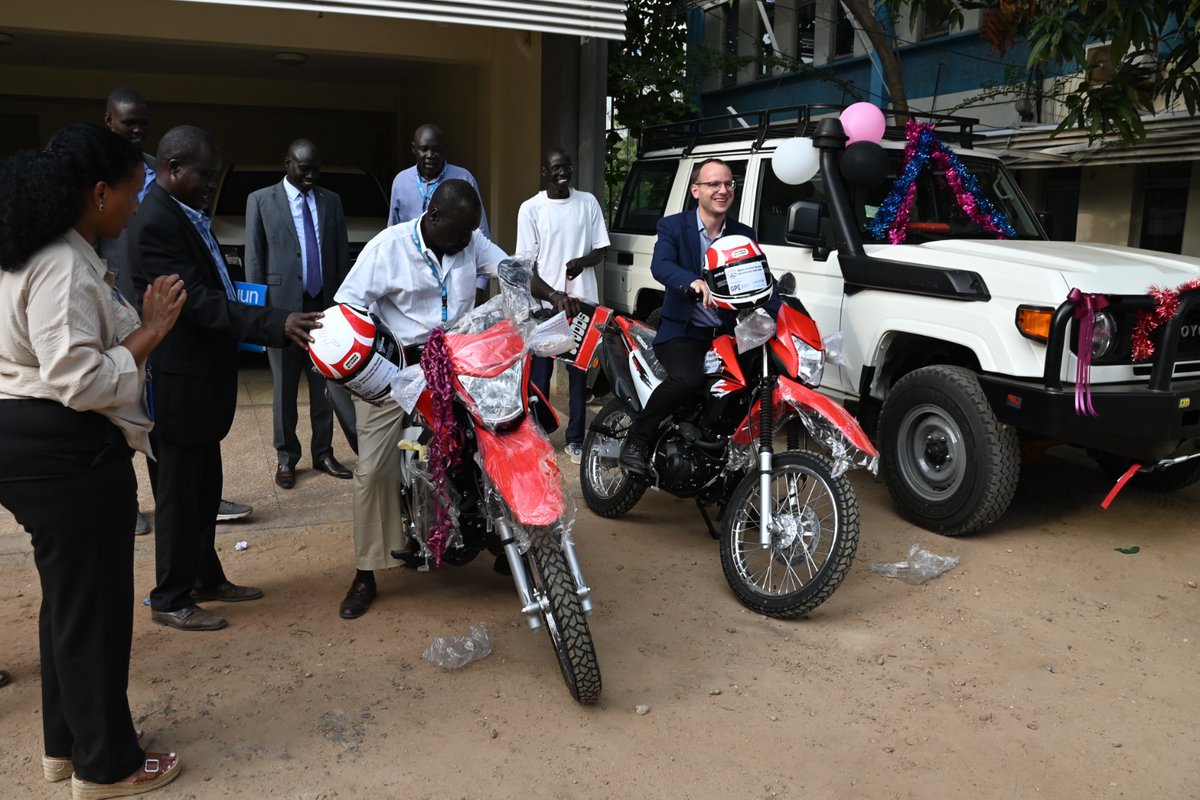 On 5 November, the Ministry of General Education and Instruction (MoGEI) received essential equipment to strengthen the monitoring and supervision of education activities across South Sudan.

The handover was conducted by UNICEF to the Minister of General Education and