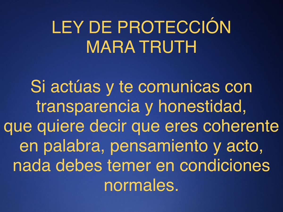 #Comunicación #LeyesInteriores #Espiritualidad #CrecimientoPersonal #Autoconocimiento #Buscadores #Buscadoras #Finders #Pasos #Camino #LaSenda #MaraTruth 🕸

LEY DE PROTECCIÓN MARA TRUTH

Si actúas y te comunicas con transparencia y honestidad, que quiere decir que eres👇🏼👇🏼👇🏼👇🏼