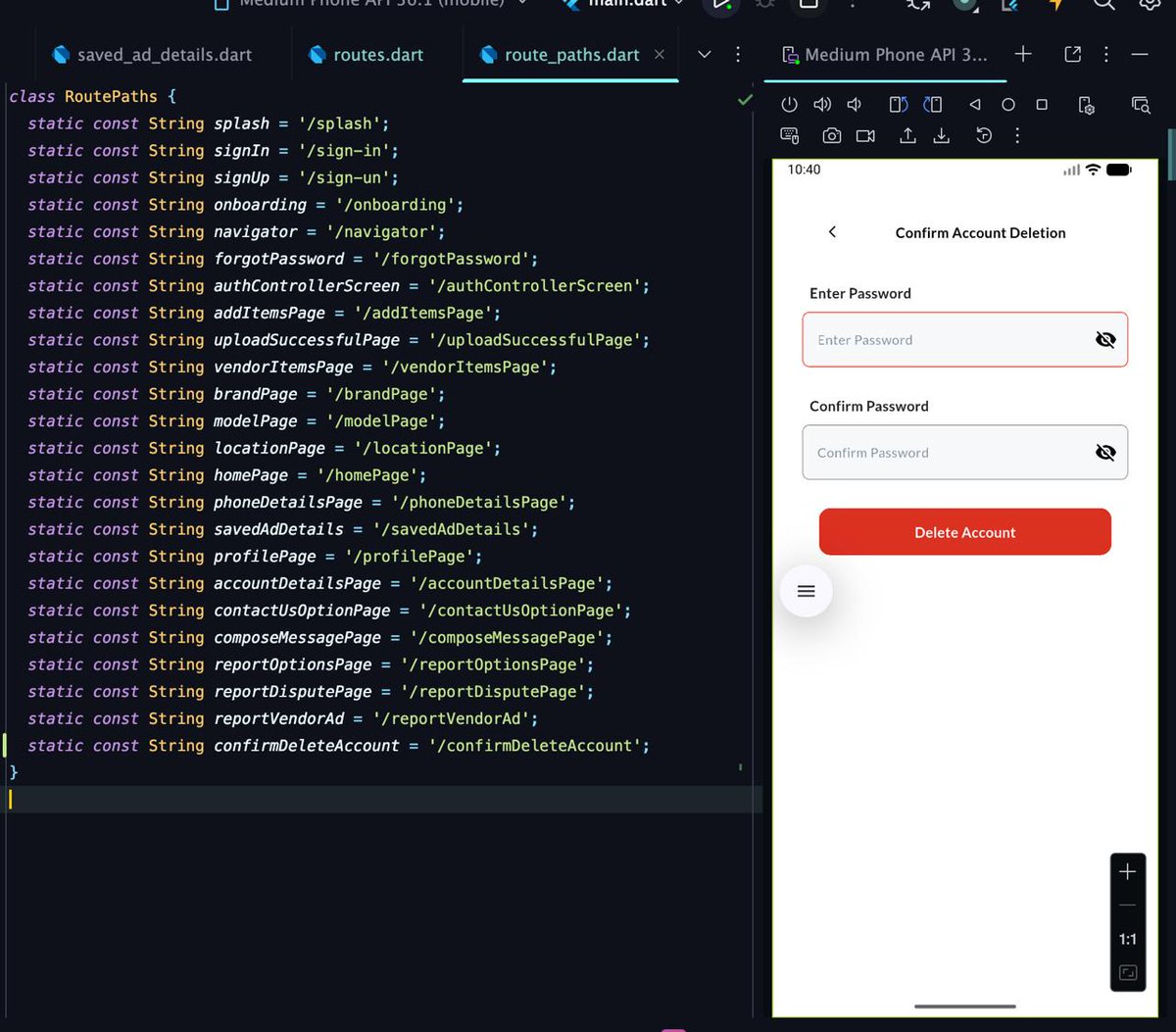 blezdev's tweet image. App now out for testing! 🚨
Just shipped the 24th screen.

Wow, 24 screens deep in a project that started as a playful experiment—now fully connected. 😅
Relieved, proud, and honestly stunned at the journey.
Want early access? Drop a ⚡️ below or DM me!
#AppDev #BuildInPublic
