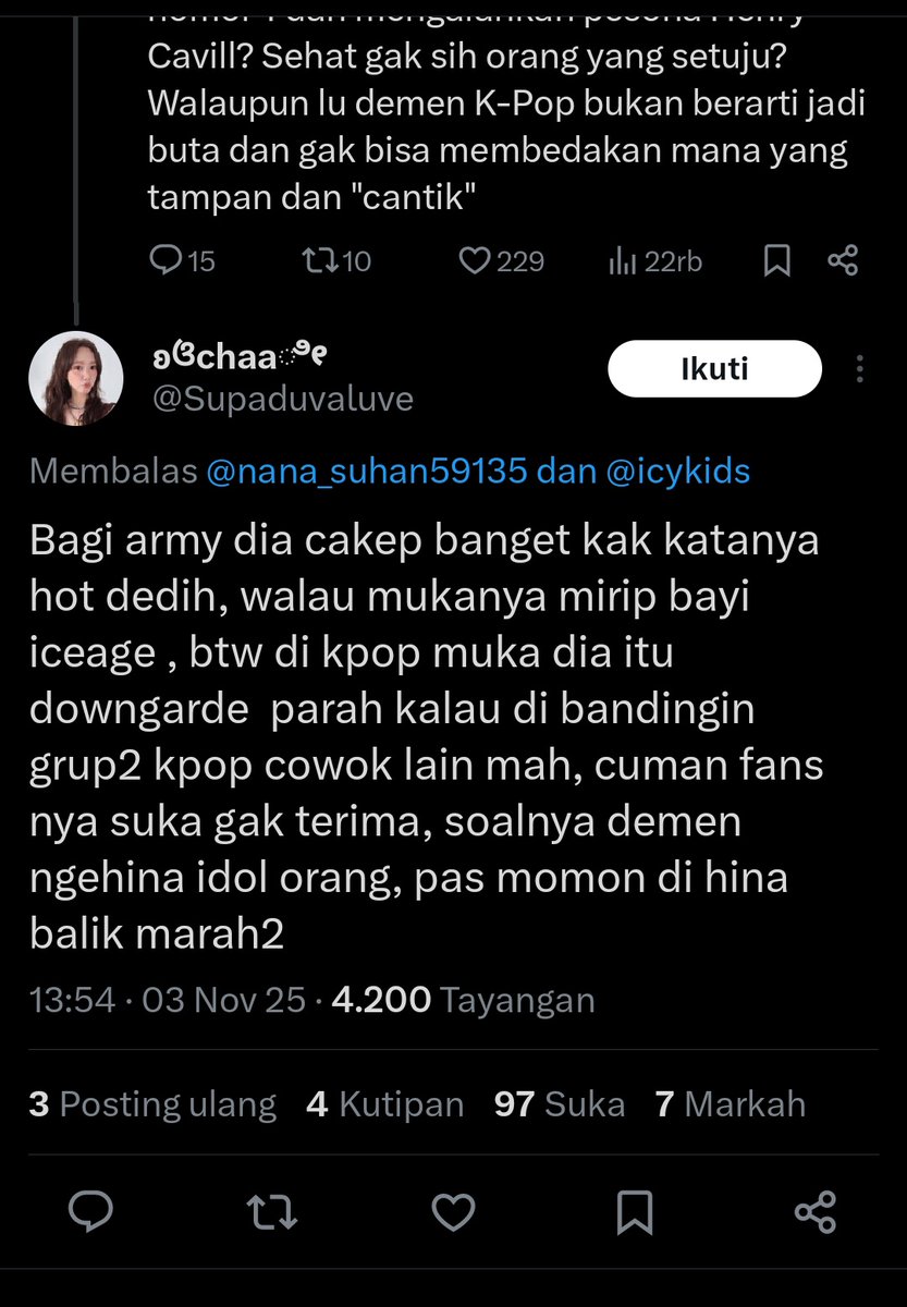 Epribadisaynooo's tweet photo. @StrBRy_KsJK Sebelum pada belain tuh Brand. 
Lihat ini ya guys, NamJoon di miripin Indi Barends bukan untuk bercandaan lucu-lucu. Tapi untuk di Mocking mereka rame-rame. 
Ini beberapa buktinya. 
Dan untuk  @Somethinc4u siapapun army yg pake produknya pls boikot brand pendukung bullying. https://t.co/oFkYanChQT