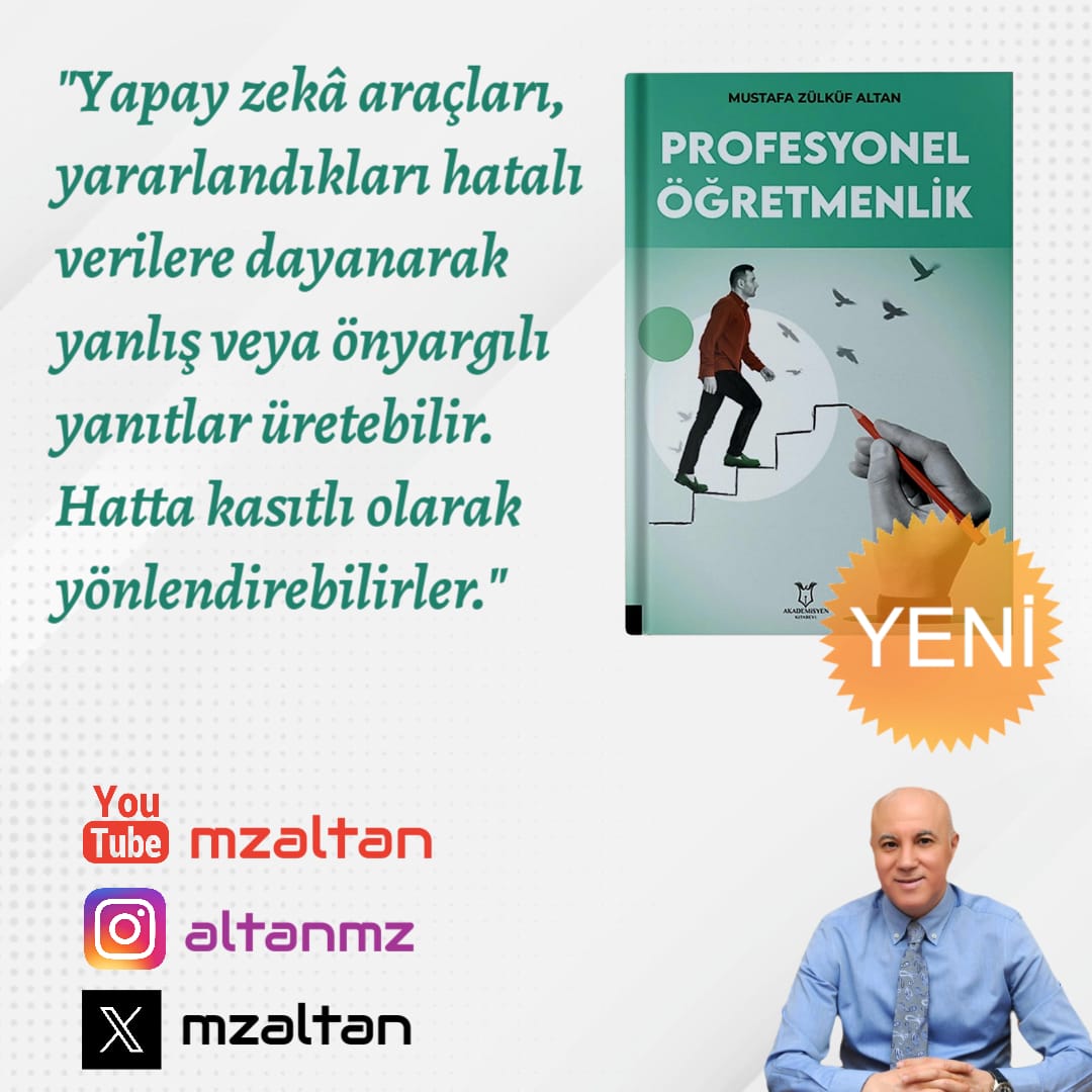 Ortalık yapay zekâ kullanımı ve hatalı işlem haberlerle dolu! Kendi beynini kullanamayanların yapayıyla uğraşması!!! <a href="/mesutyar/">Mesut Yar</a>