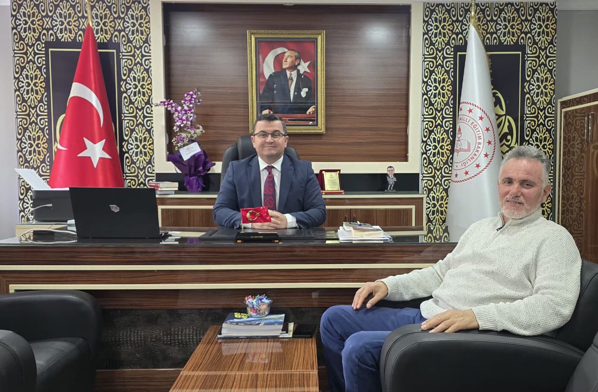 Ordu İl Milli Eğitim Tesis Müdürü Tamer Tomakinoğlu, İlçe Milli Eğitim Müdürümüz Onur Bekyürek’i ziyaret etti. İlçe Milli Eğitim Müdürümüz Onur Bekyürek nazik ziyaretleri için teşekkür etti. <a href="/Ordu_MEM/">Ordu İl Millî Eğitim Müdürlüğü</a> <a href="/bekyurek/">ONUR BEKYÜREK</a> #eğitimkentiordu #gölköy