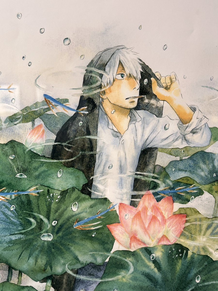 「蟲師展行ってきました。 蟲師は人生でいちばん好きな漫画家なので原画じっくり見られ」|すずろのイラスト
