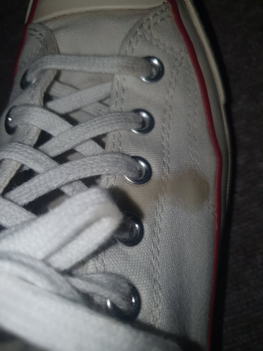 白いコンバース 2回目
#靴ぶっかけ #靴フェチ #射鞋 #匡威