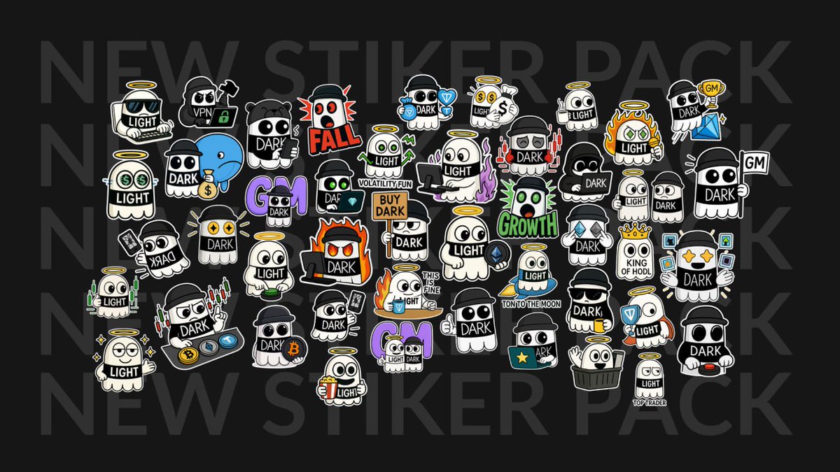 darkcoinmeme's tweet photo. 🔥🔥🔥 Just for you — the new DARK & LIGHT stickers are here!
Our designer spent 2 days crafting them without sleep 😴🎨
Every stroke was made with care and inspiration, so you can express yourself boldly and stylishly!
📲 Grab your favorites now: https://t.co/566FAWR1sD
Show some love and support with a like! 💬