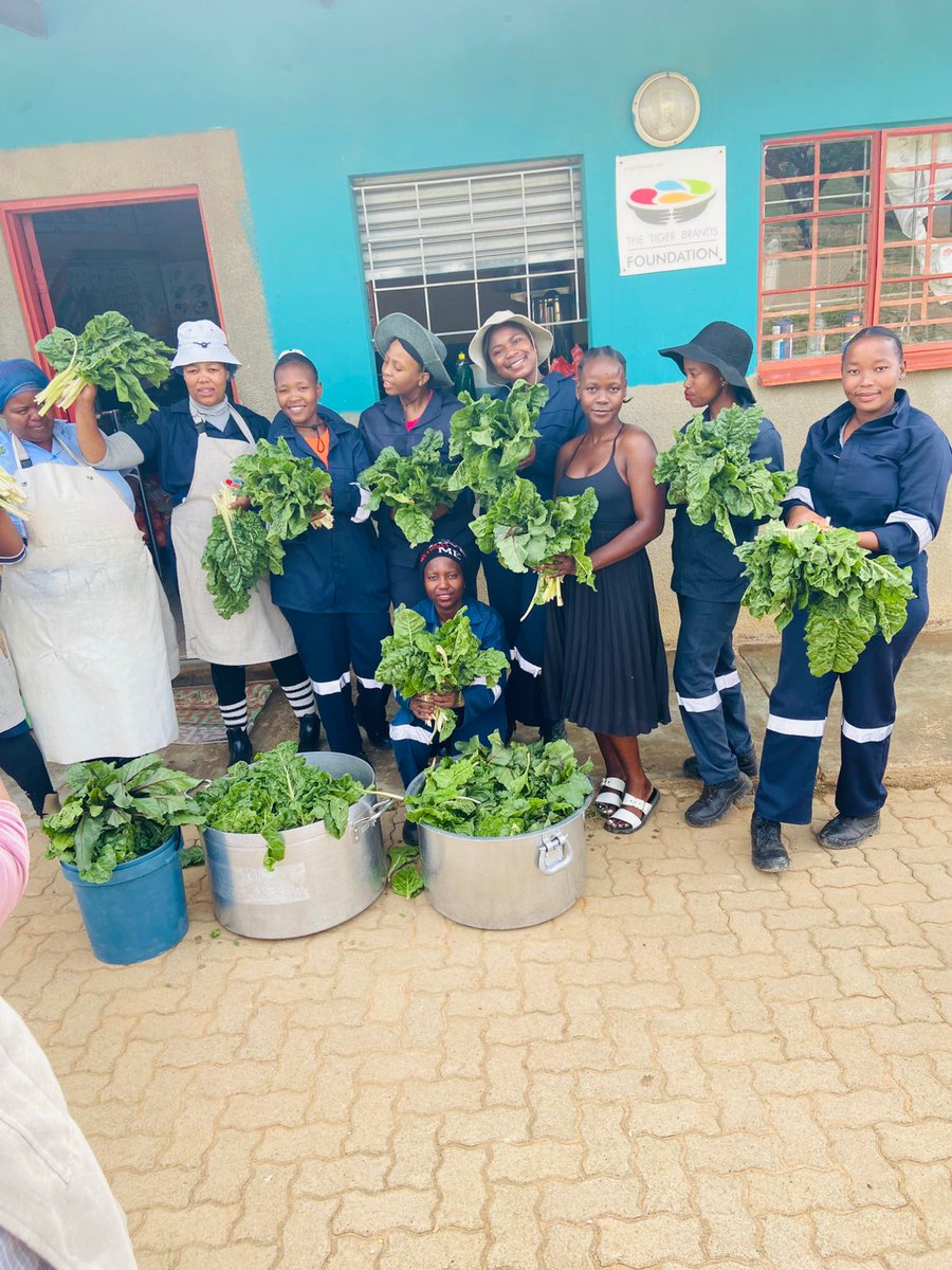 Learners at Woodford Primary School enjoyed a delicious lunch with spinach freshly picked from the school garden run by community members under AgriSeta.

The learners were thrilled to have a new vegetable on their plates!