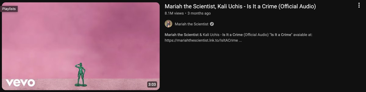 Mariah the Scientist Charts tweet media