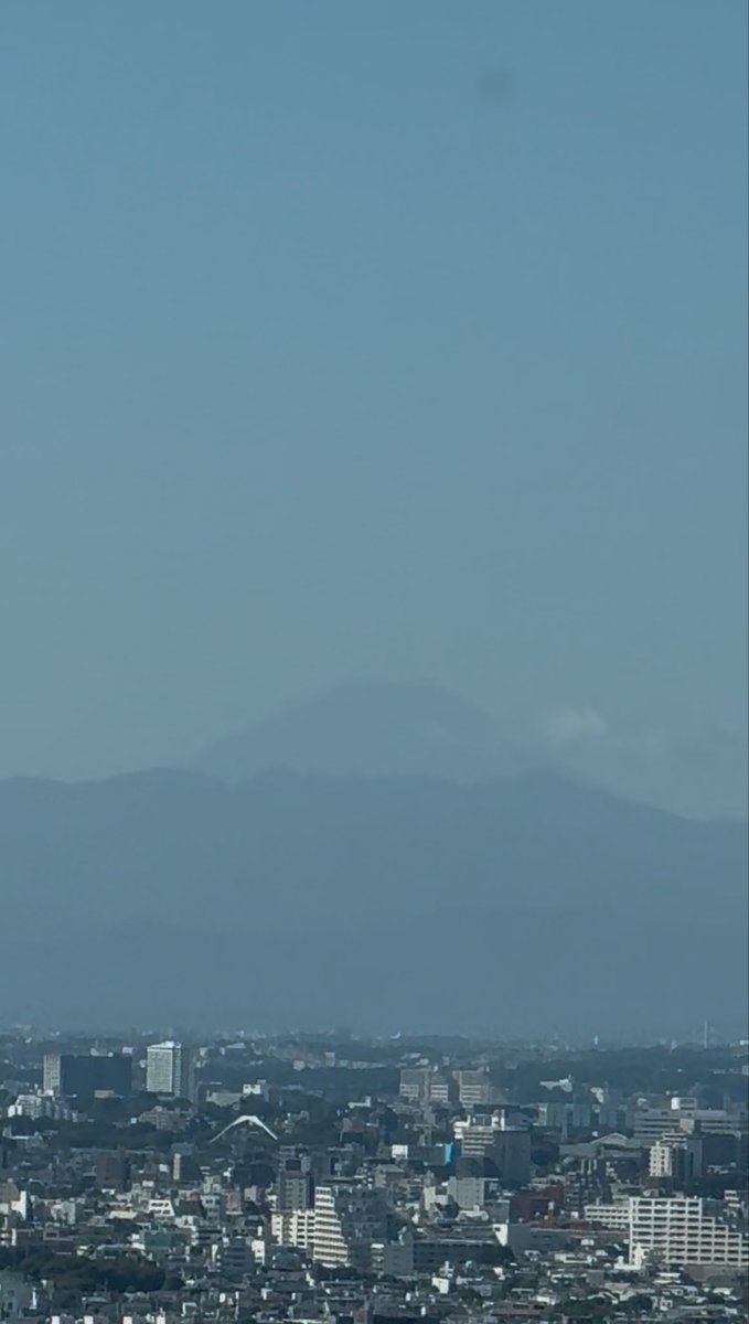 nickey_desu's tweet photo. 新しいおうちから富士山(らしきもの)が見えました https://t.co/3KU2BxcpBQ