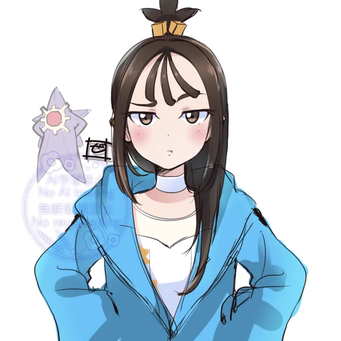 デウロちゃん落書き 表情豊かですこだ…