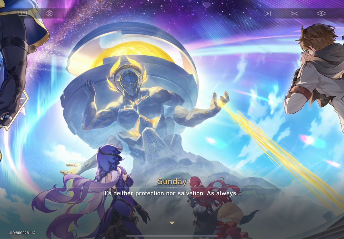 assblastinator's tweet image. HSR SPOILERS 3.7

I love Sunday just making Amphoreus trip like a learning experience for him too