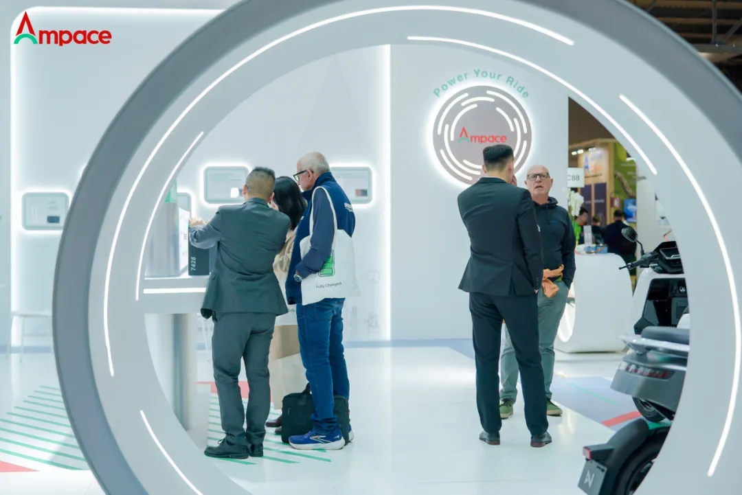 AmpaceOfficial's tweet photo. Ampace at EICMA 2025: Powering the Future of Mobility, Live from Milan!

It's been an incredible experience connecting with industry leaders, partners, and enthusiasts from around the globe. The conversations about the future of two-wheeled mobility are truly inspiring. https://t.co/8AfQ5ulwTp