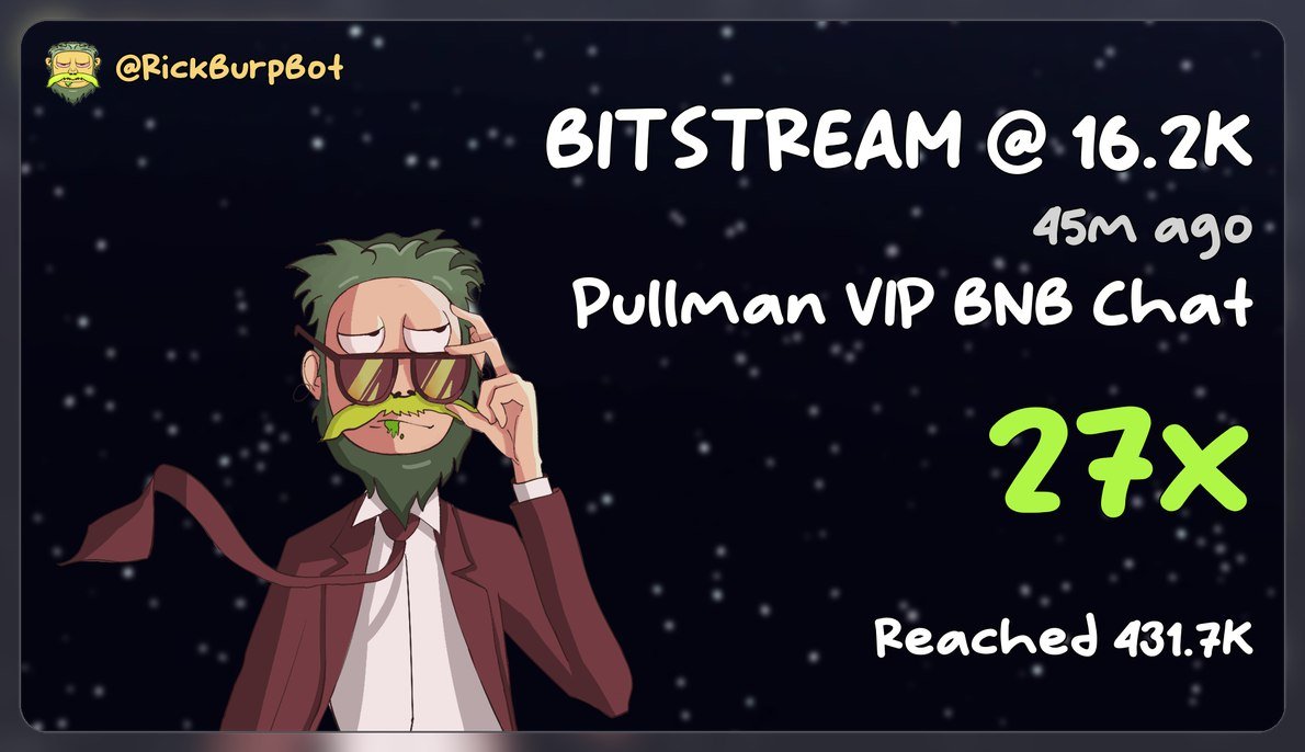 MuscleHYPEBULL's tweet image. Hey guys, looks like that token #bitstream  just went from “I can’t even” to “Oh wow, I’m rich!” in a single leap – 27x gains? Somebody call the reality check!
0x8e2a35c93ec3df98a51804ededd4e84a6f464444