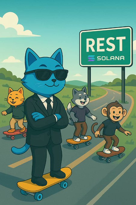 Smiles up, stress down. 😎
$REST is the vibe, the tribe, and the next big thing you’ll be glad you caught early! 🚀
#REST #CryptoJoy