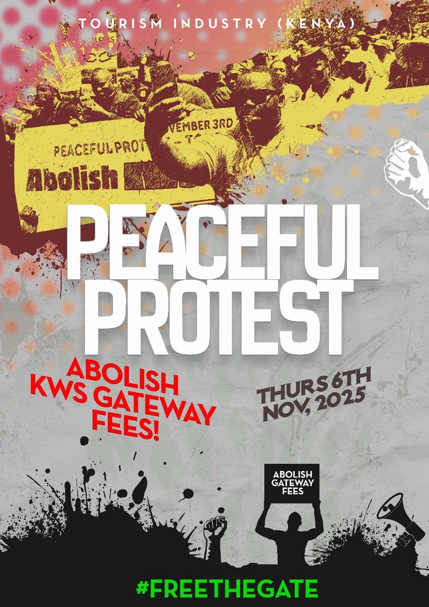 Every tourist who chooses Tanzania over Kenya is a job lost for a guide in Maasai Mara, a hotel worker in Diani, a curio seller in Nairobi.
 #AbolishKWSGatewayFees #FreeTheGate