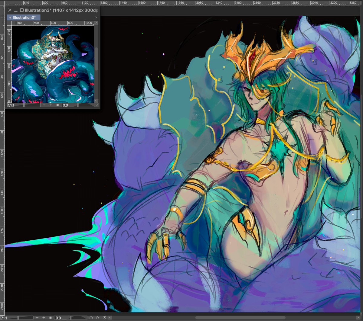 quick scribble. bc i thought anaxa would have them as dromas...