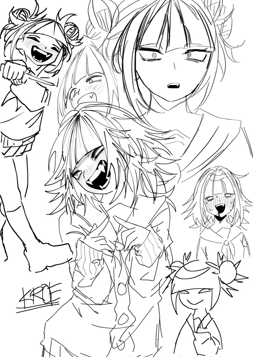 Toga himiko...always the victim of my brush testing...