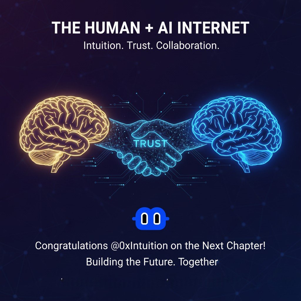 mdshamim12249's tweet photo. I hope to see better things from you.
The human + AI internet demands intuition & trust. Congratulations to @0xIntuition on their next chapter – a testament to collaboration and open knowledge.
This is how we build the future.
#HumanAII #Trust #DecentralizedAI #Web3 https://t.co/o46Q2Oyas2