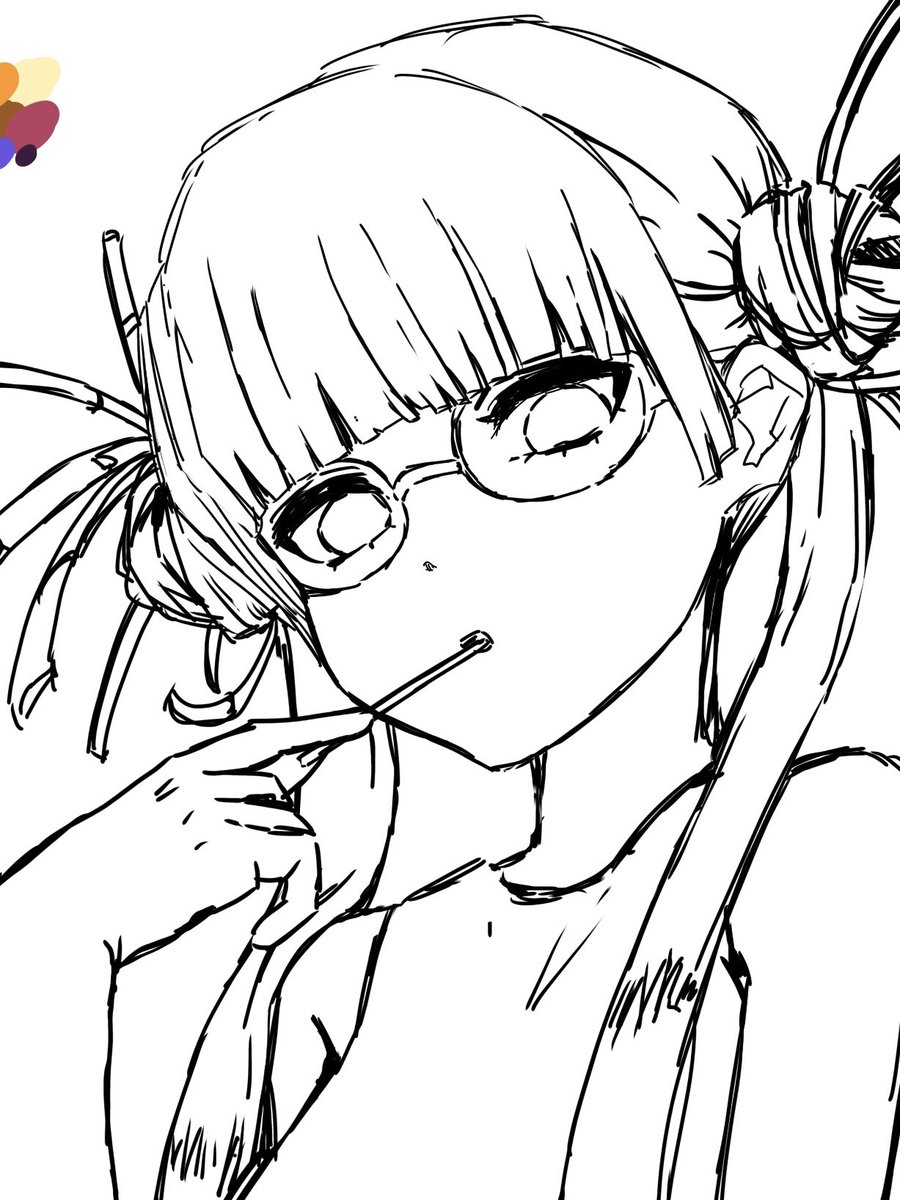 メガネ難しいね