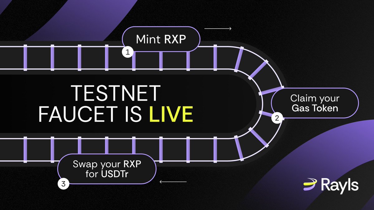 Naresh_web3's tweet image. 🔥 @RaylsLabs Testnet is Now LIVE - Don’t Miss Out!

The perfect time to explore, test, and earn free points has arrived. Ready to dive in? 👇

🚀 Start Your Testnet Journey:
app.fuul.xyz/landing/rayls
✅ Connect your EVM wallet
✅ Complete simple tasks
🏆 Earn points for your…