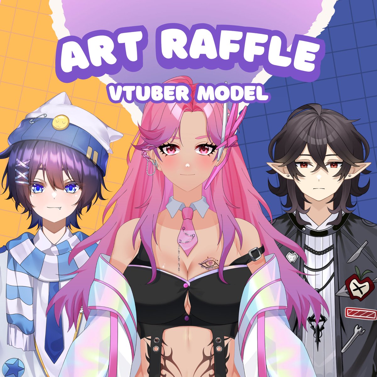 ✨ART RAFFLE✨

🎁The price is : 
Fullbody Vtuber Model (1 Winner)  

To participate : 
- Follow me 
- Like  
- RT this post (not QRT) 
- Drop your character/reference  📷

📅Ends on November 14th

#Vtuber #artgiveaway #artraffle