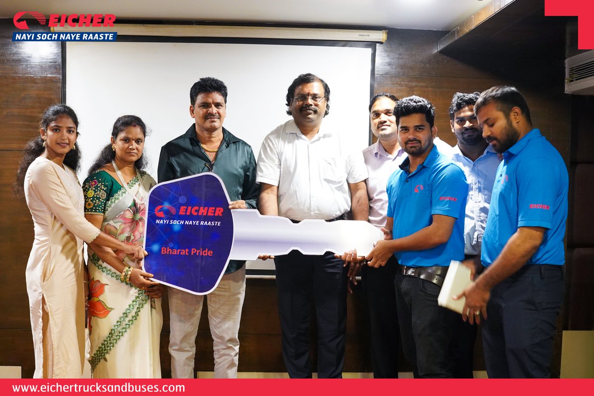 ETBIndia's tweet photo. A proud milestone as we deliver the #EicherPro6035T to Sri Venkata Kavya Enterprises at Gangavaram Port near Vishakhapatnam, Andhra Pradesh.
Building growth. Delivering excellence.
#EicherTrucksandBuses #NayiSochNayeRaaste #EicherSuccessStories #VIPDelivery https://t.co/5GBBUsQbxw