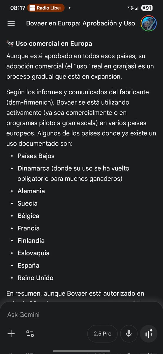 spaniard_071's tweet image. Por si alguien se piensa que solo se usa en Dinamarca...
Nos vamos a beber todos el mejunje Bovaer para salvar el planeta...
Muy animalistas en Europa, pero el bienestar de las vacas, y el nuestro, no es prioritario, lo prioritario es siempre el "cambio climatico"