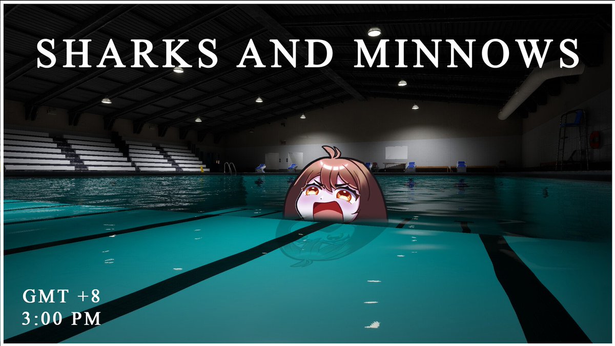 【🔴Live now!】
Just keep swimming swimming swimming!  

🦈twitch.tv/eirusu_hana🦈
🦈twitch.tv/eirusu_hana🦈
🦈twitch.tv/eirusu_hana🦈

🎨: <a href="/PurpleArkStudio/">Ark</a>
#EirusuLive