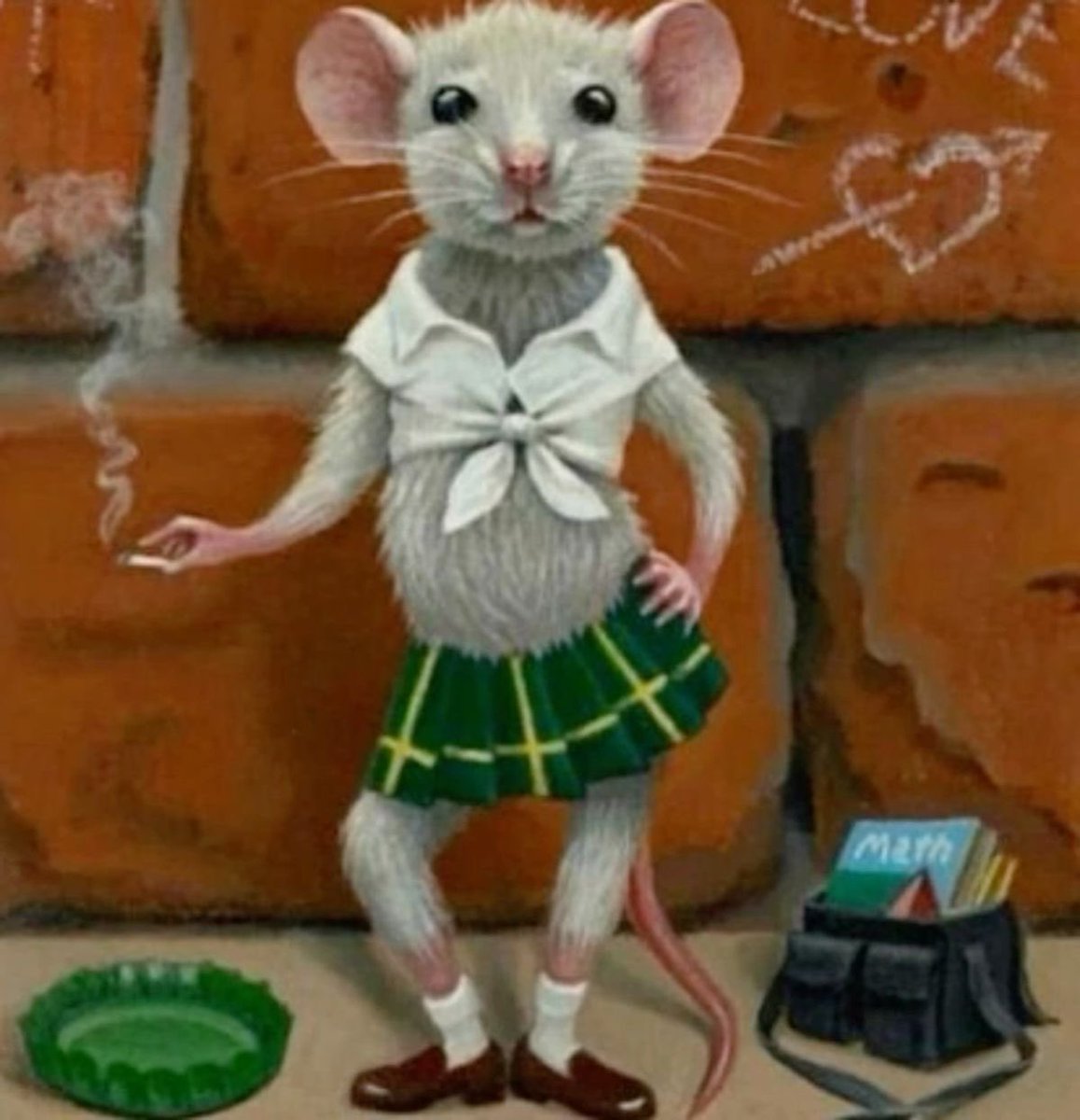 need fearbooks beret to complete her lewk