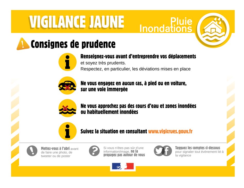 cezocsud's tweet image. Communiqué zonal routier :  Vigilance JAUNE - Situation météorologique à surveiller pour le paramètre pluie-inondation - départements de l&apos;Ariège (09), de la Haute-Garonne (31) et du Tarn (81).