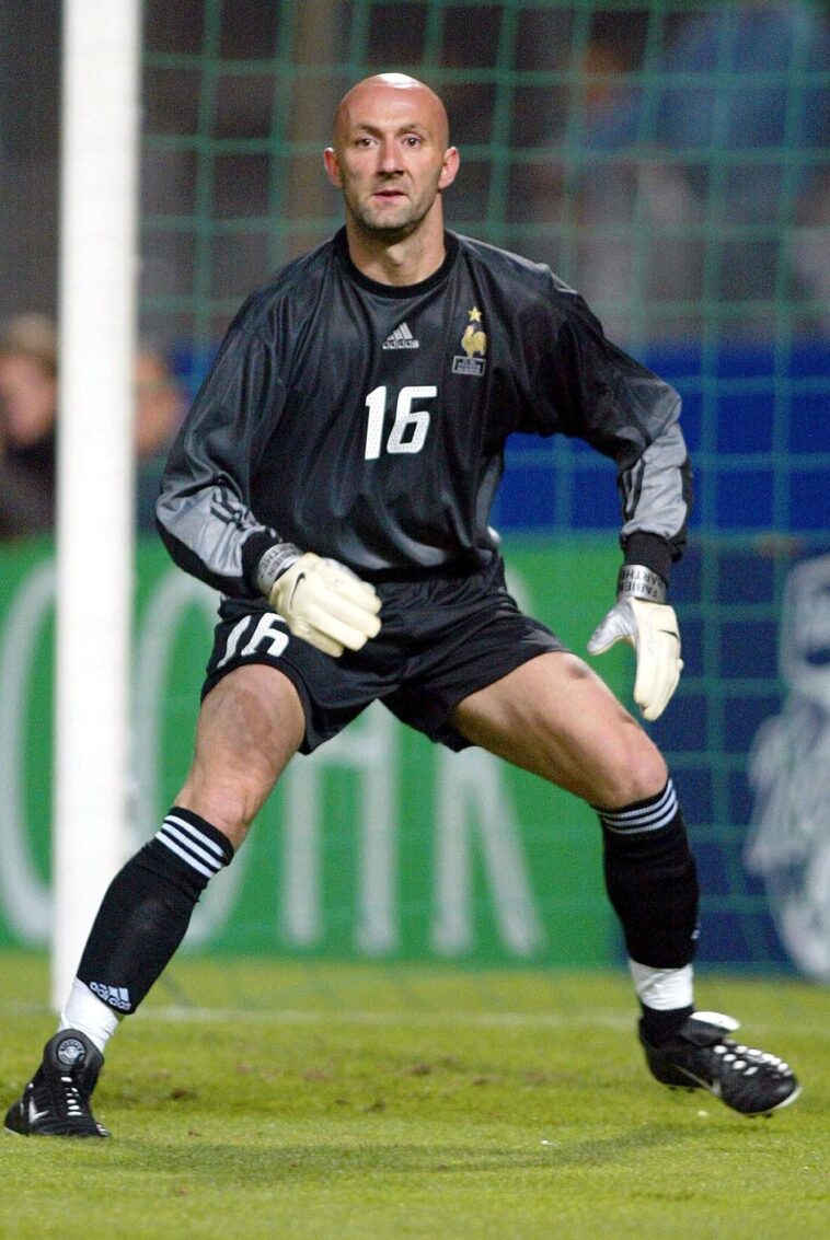 ファビアン・バルテズ フランス代表 GK ユニフォーム 16番 Barthez ファビアン・バルテズ フランス代表 GK ユニフォーム 16番 Barthez