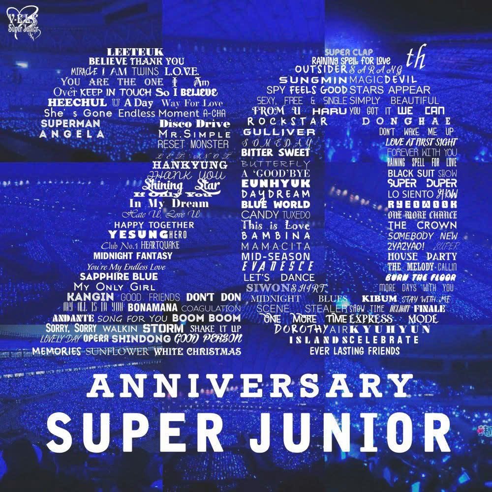suzybae419's tweet photo. Super Junior 20th Anniversary 💙💙 https://t.co/FOeoEjT1gt