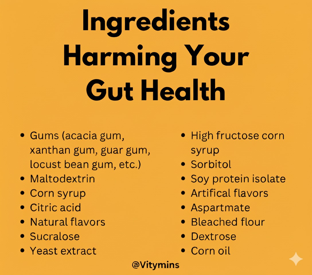 vitymins's tweet photo. Is your plate secretly harming your gut? Let's talk about it! We are often unaware of the sneaky ingredients hiding in our favorite foods that can contribute to an unhappy gut

#GutHealth #HealthyEating #VityminsWellness 

1/3 https://t.co/yRMCsVty0U