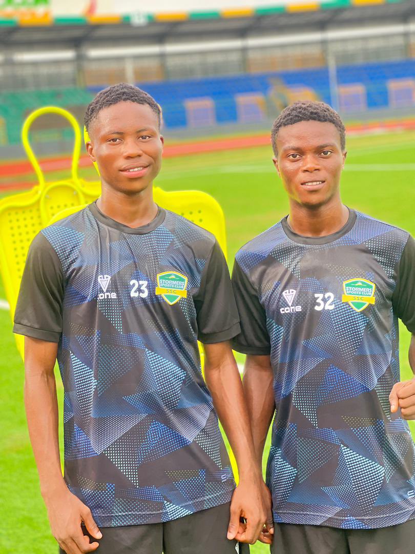 Bayoradegboyega's tweet photo. NULLI SECUNDUS

Old Boys of BAPTIST BOYS HIGH SCHOOL (BBHS) should be proud of this development.

Products of the school, Busayo and Taofeek have been officially registered to play in the Nigeria National League (NNL) with @StormersSC  Stormers Sports Club. 

Busayo captained the National U-15 team at some point, and also led team Nigeria to the 1st Africa Schools Sports Championship in Algeria earlier this year.

Meanwhile, Sheriff and Al Ameen have been loaned out to another club where they will gain valuable experience competing in a private league.

Goalkeeper , Lukemon, will remain with Stormers SC to continue his development and growth within the team.

NULLI SECUNDUS 

#BBHS #StormersSC