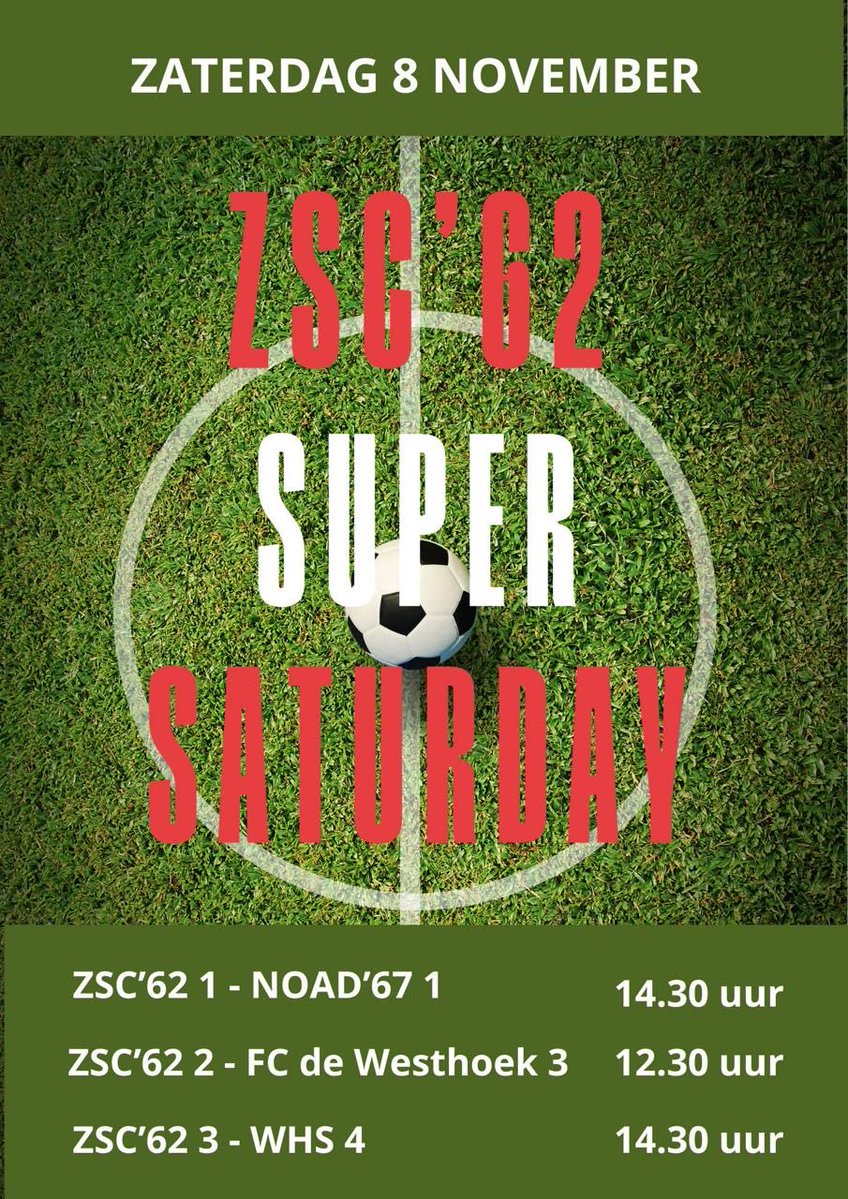 As Zaterdag #supersaturday