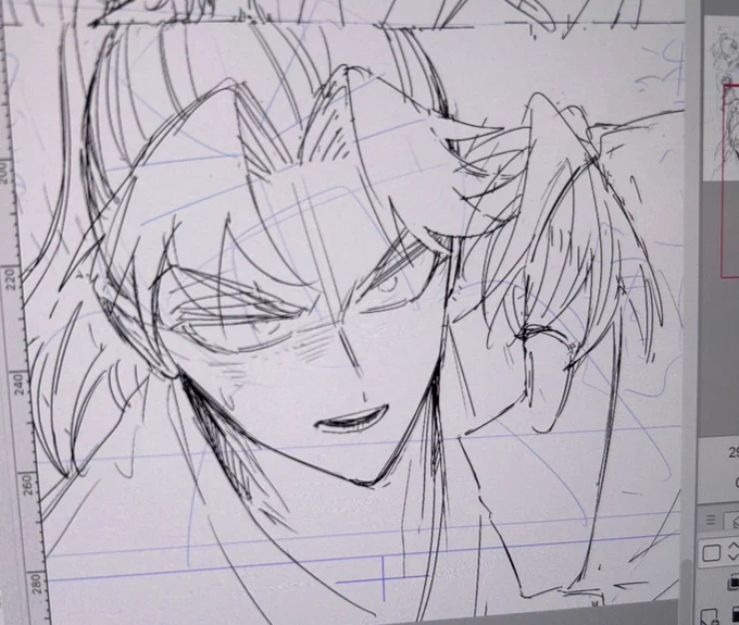 大体下書きが終わったぞ〜! 