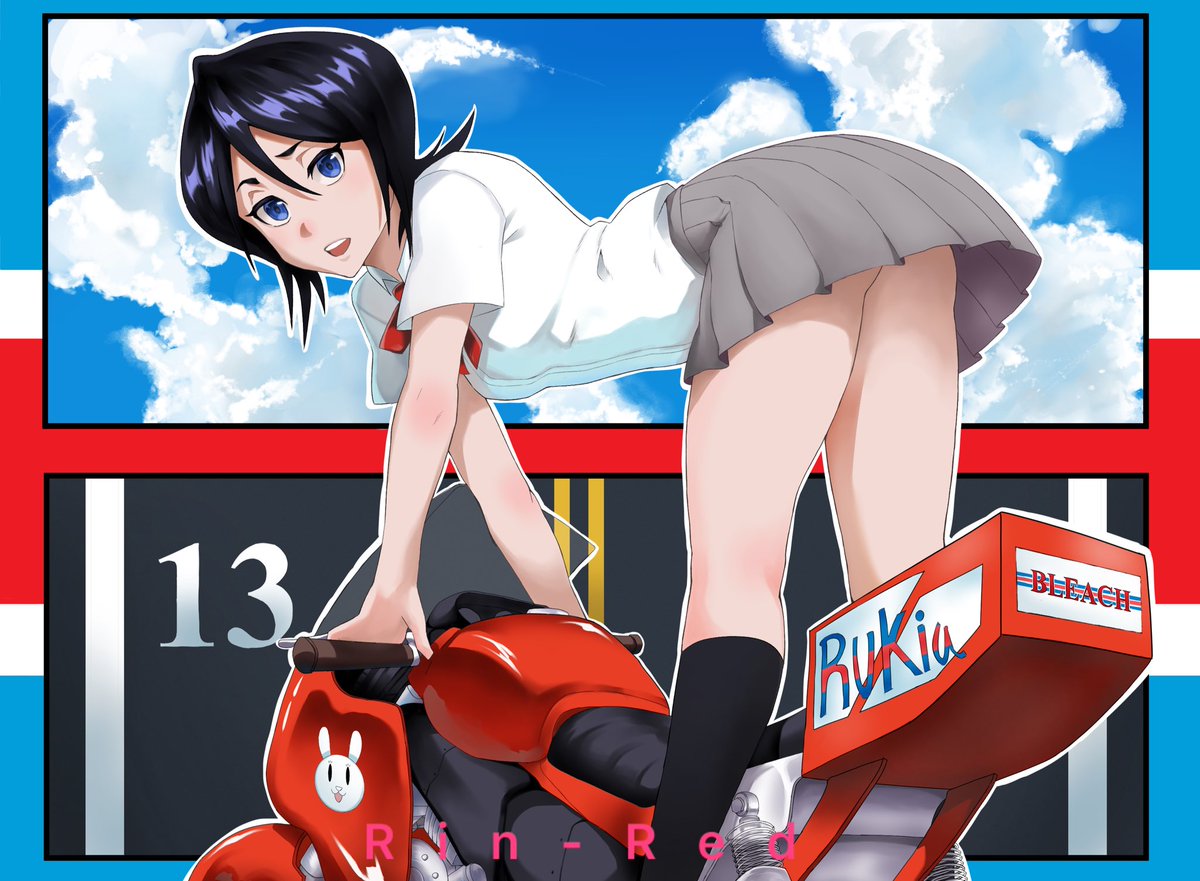 Rin_Red06's tweet photo. 🔥BLEACH🔥🦋

-Rukia Kuchiki on a motorcycle

#BLEACH #bleachTYBW #rukia #朽木ルキア https://t.co/3tJKGYRQkj