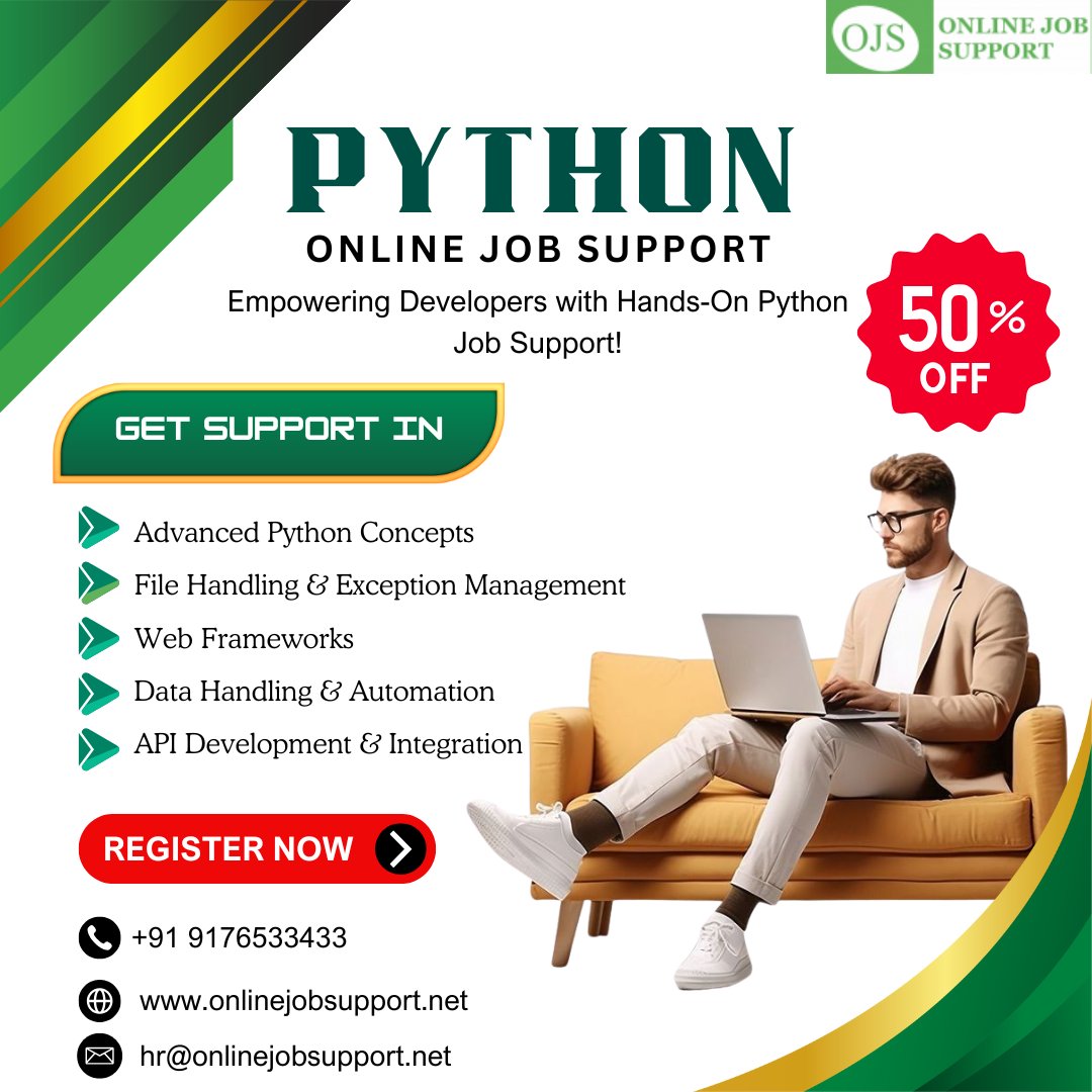nabee_kook's tweet image. Struggling with Python projects? Get expert Python Online Job Support at IntelliMindz! Solve real-time coding challenges &amp;amp; boost your programming confidence.
#PythonJobSupport #OnlineJobSupport #PythonProgramming #CodingSupport #DeveloperSupport #SoftwareDevelopment #TechCareers