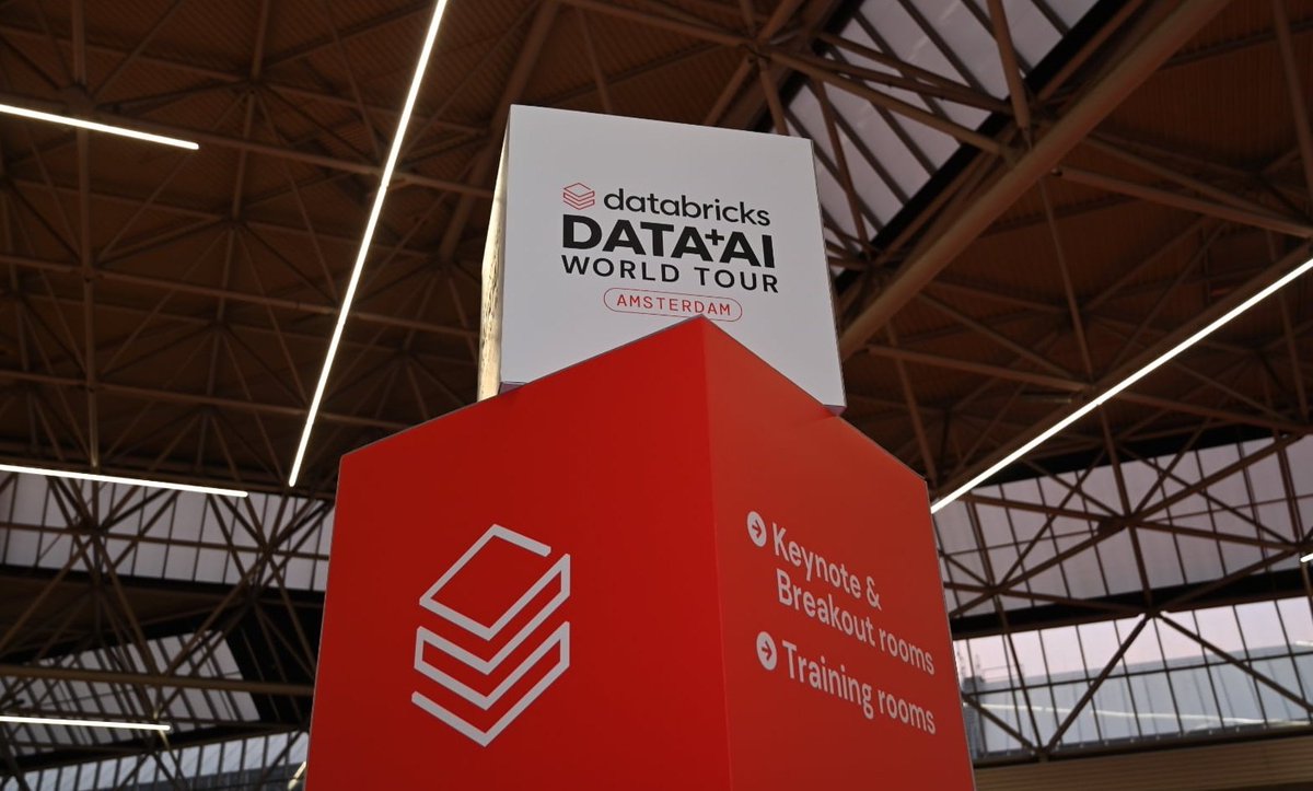Data_AI_Summit's tweet image. #DataAIWorldTour Amsterdam has arrived at the RAI! 🇳🇱

Today&apos;s big theme? How can enterprises scale high-quality AI Apps and agents with real business outcomes? Stay tuned for all the insights