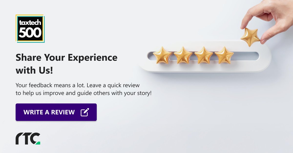RTC_Suite's tweet image. Your experience with RTC Suite means a lot to us! ⭐⭐⭐⭐⭐
Could you spare 1 minute to leave a quick review and help others with your story?
Leave your review here: taxtech500.com/all-products/r…

#RTC #TaxTech500 #TaxTechnology #EInvoicing #VAT #Compliance