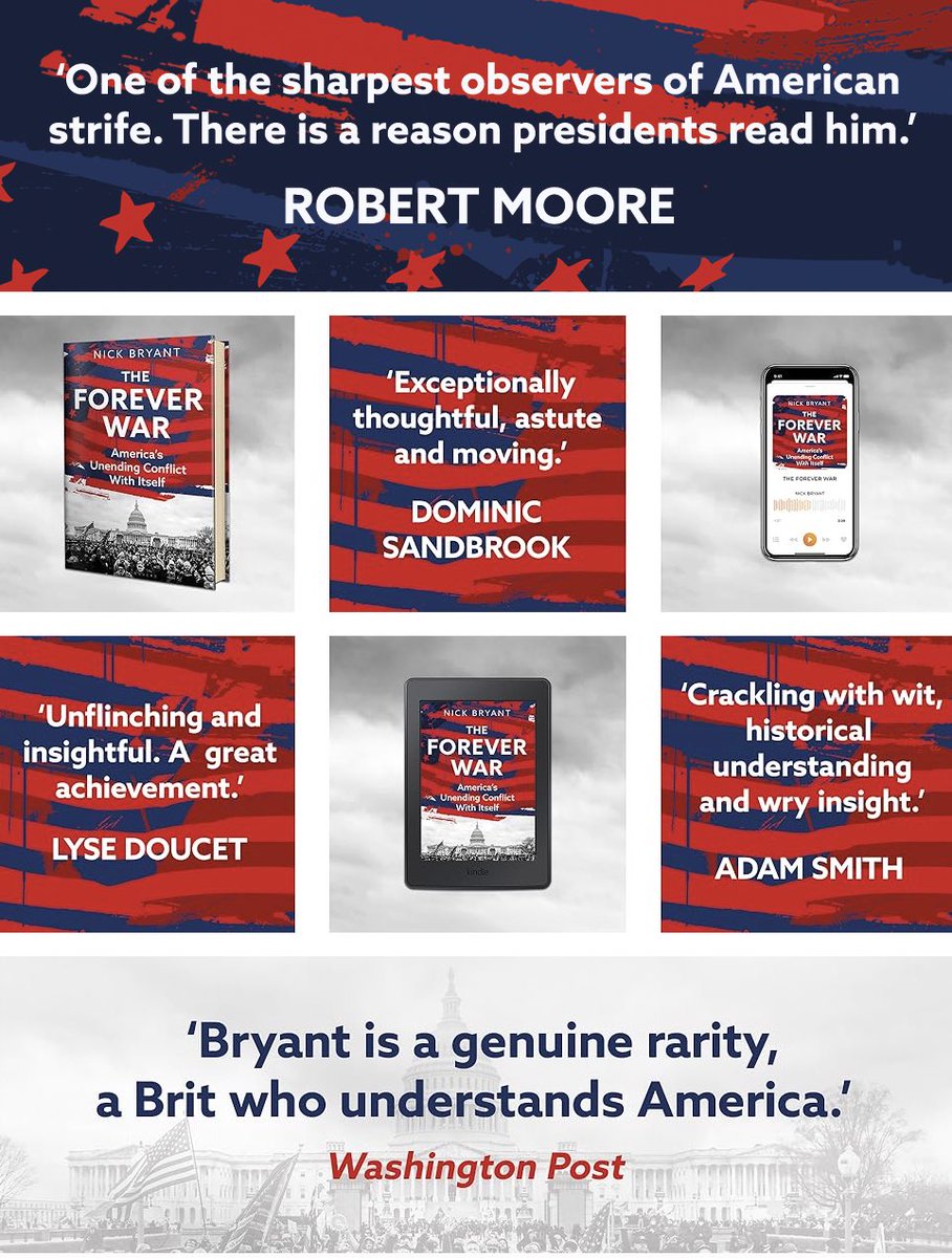 🧵#thread 

PAPERBACK PUBLICATION DAY

Donald Trump is so shocking partly because he challenges the conventional historical belief system about America. But what if that historical belief system is wrong?