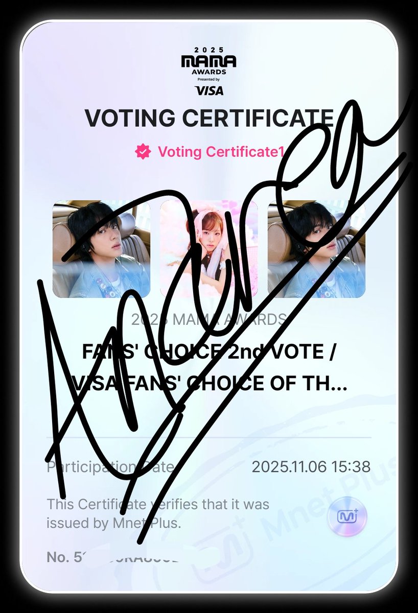 AnneMirai10's tweet photo. @MadnaeJin1204 I vote #JIN for #2025MAMAVOTE https://t.co/9S1nldmng1