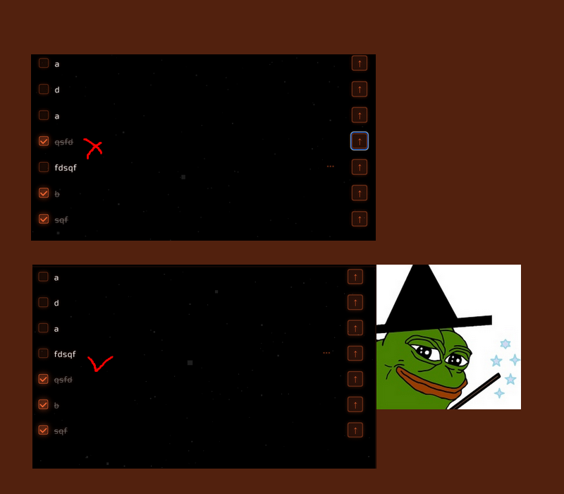 Just fixed task reordering, the "send to top" on already checked tasks were sending it into the void