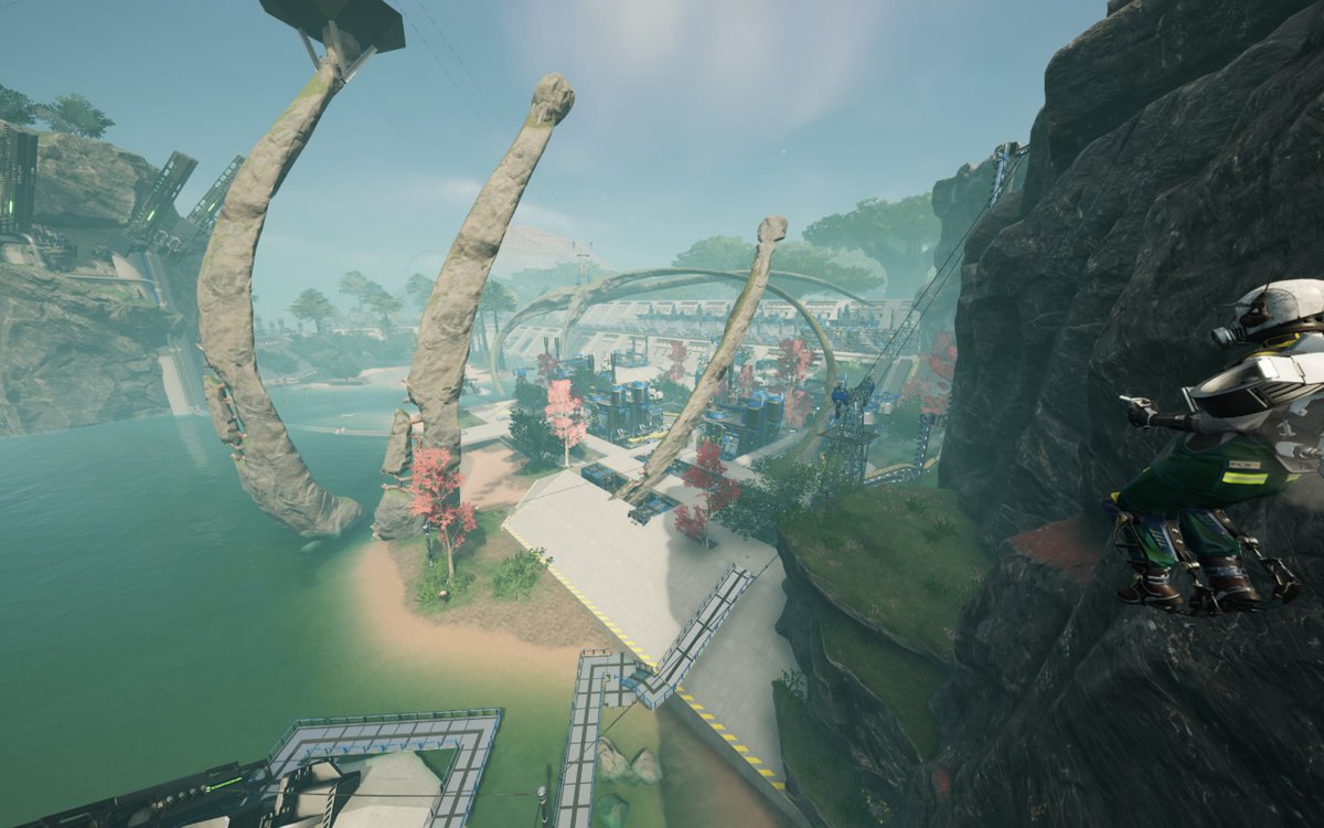 My (very inefficient) Power Factory in Satisfactory